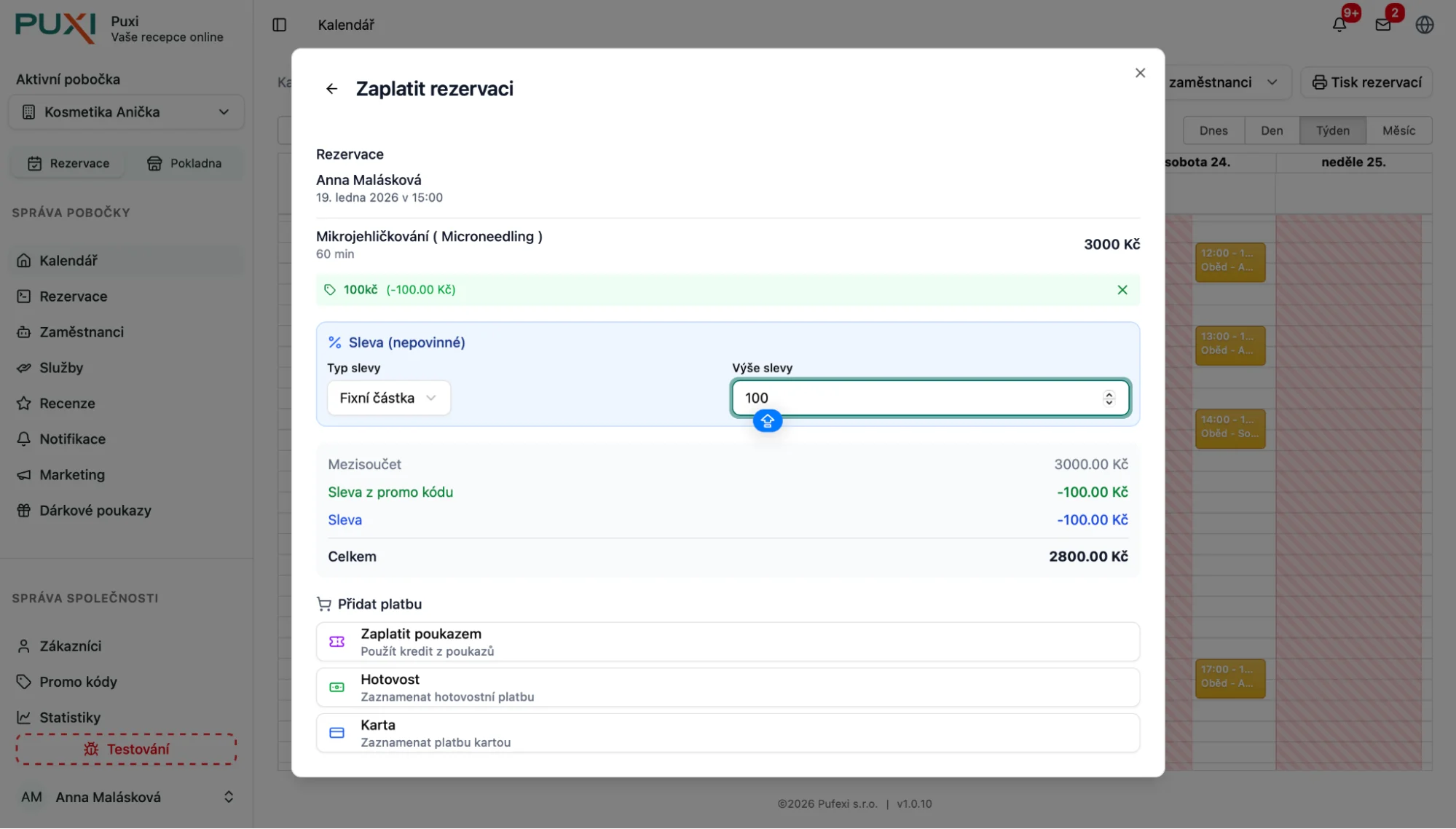 Uplatnění poukazu 2