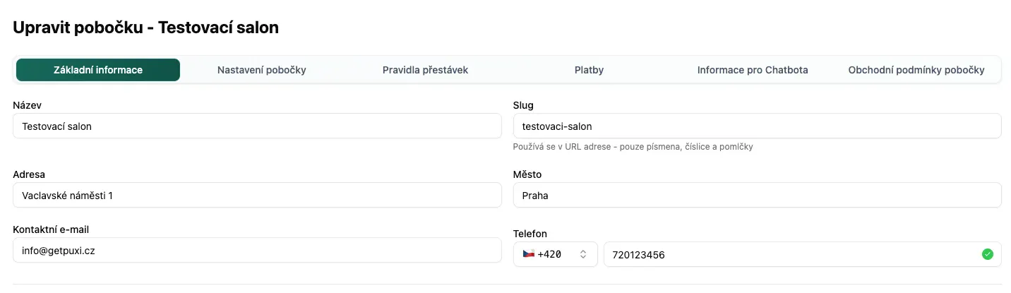Základní informace